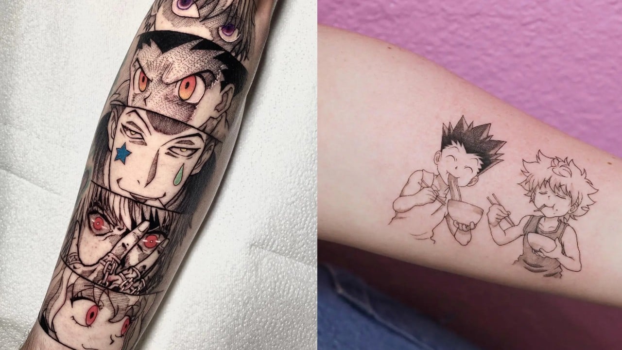 25 stylish anime themed tattoos for her and him 2
